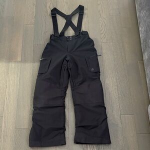 Boys Ripzone Black Snow Pants